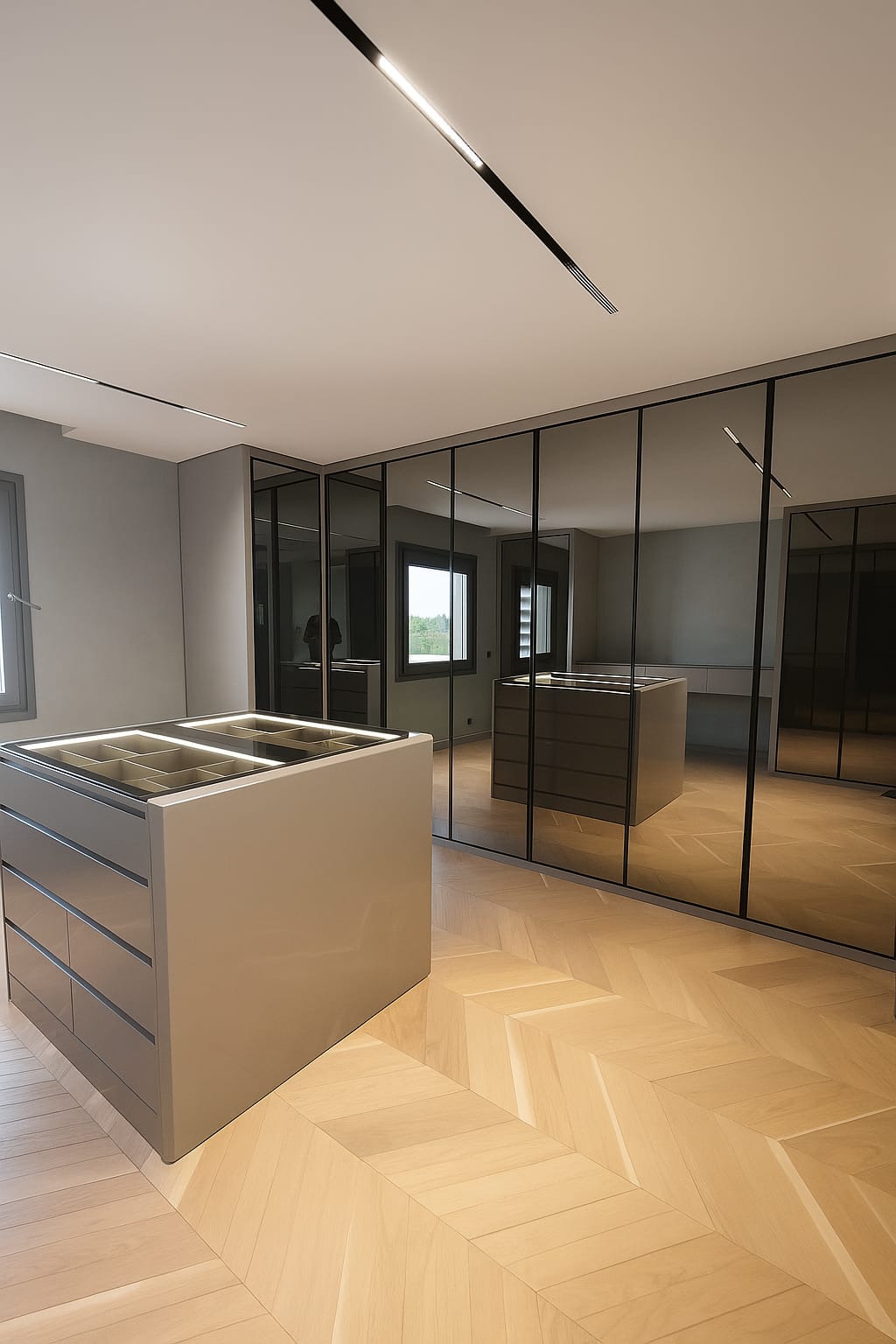 Lüks Giyinme Odası